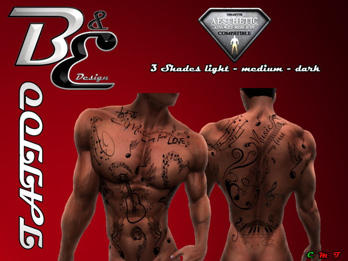 B&E HUD Tattoo (C/B) AESTHETIC_Music01