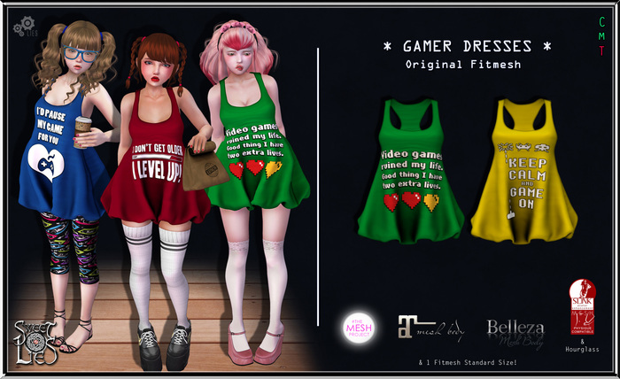 Gamer Dresses Pack #3 - Sweet Lies Original
