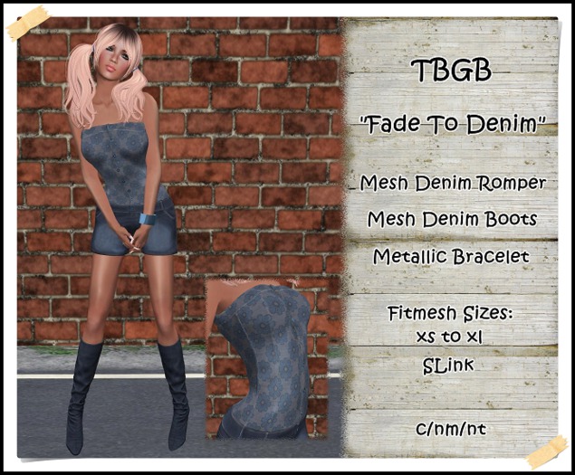 !!! TBGB - "Fade To Denim" by Sej