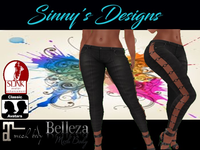 ~SD~SASSY  BLACK PANTS