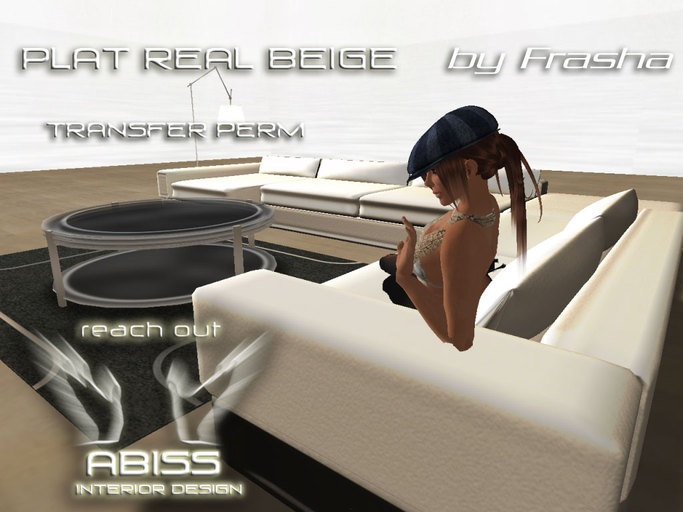Abiss Interior Plat collection Real Beige - Single version