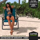 CLUTTER - 0293 Reclined Sit Animation - Unisex