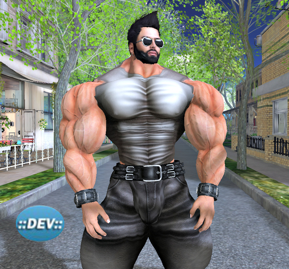 [D.Cavalieri] -  Brown Leather Tank