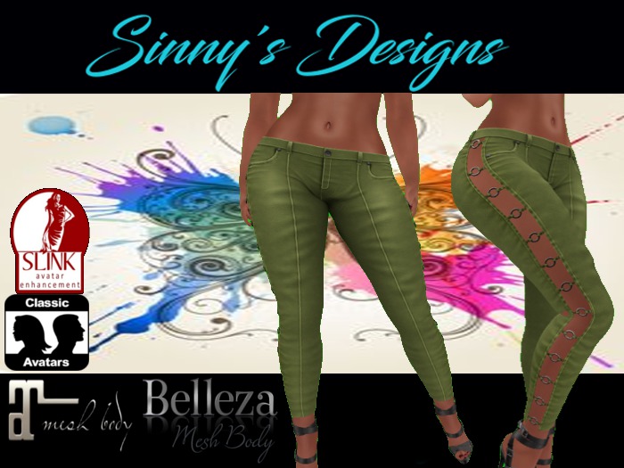 ~SD~SASSY LIME PANTS