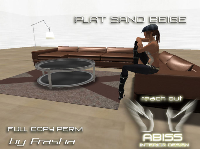 Abiss Interior Plat collection Sand Beige  - Copy version