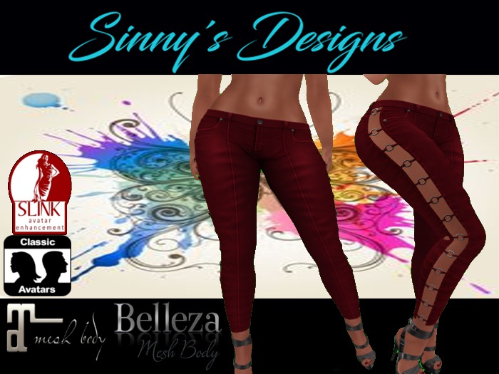 ~SD~SASSY RED PANTS