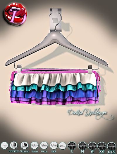 Tiny Ruffles Skirt ~ Salsa ~ *DEMO* BAG(wear&touch)
