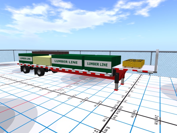 SUAR 53' FlatBed Trailer And Load