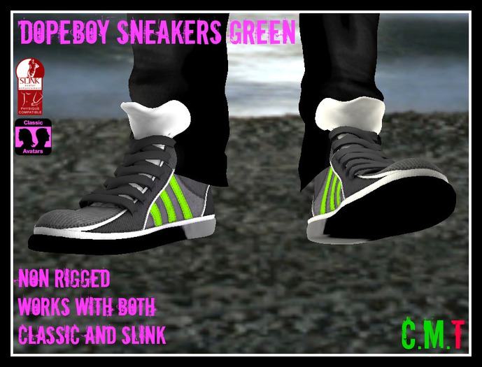 (LL) DopeBoy Sneaker Green Boxed