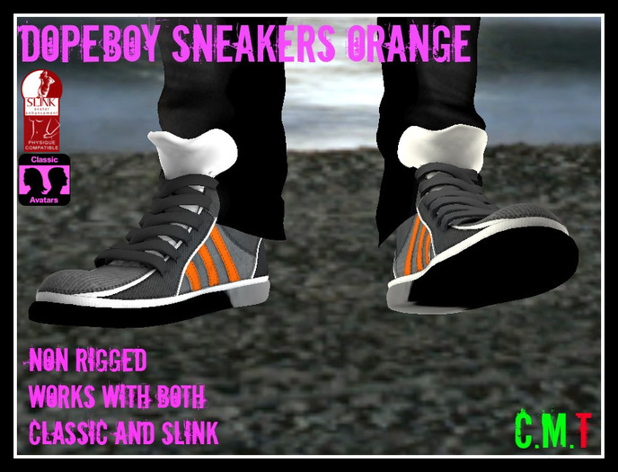 (LL) DopeBoy Sneaker Orange Boxed