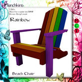 *+*Munchkins*+* Beach Chair - Rainbow
