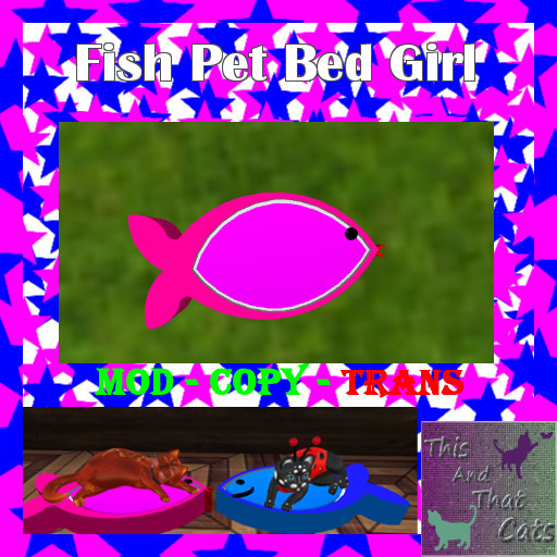 Fish Pet Bed Girl Mod & Copy