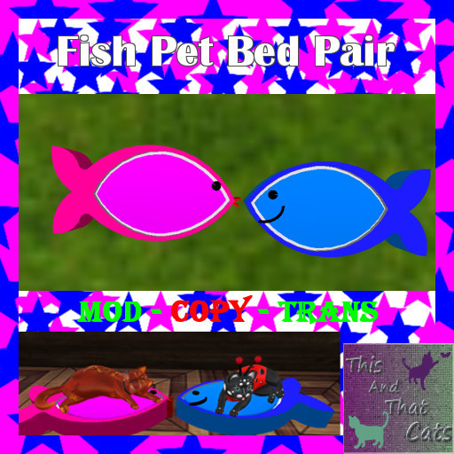 Fish Pet Bed Pair Mod & Trans