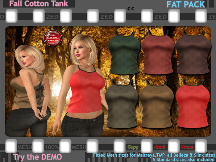 ::ZED:: Fall Tank, Fat Pack