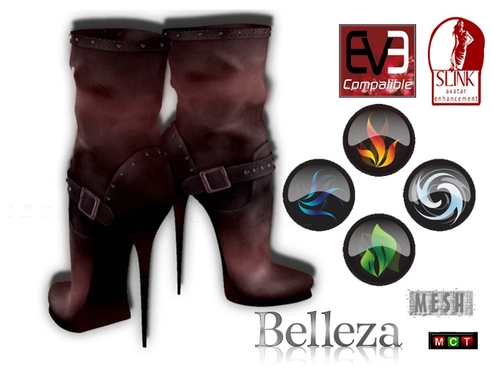 mesh Linear Dubbel boots