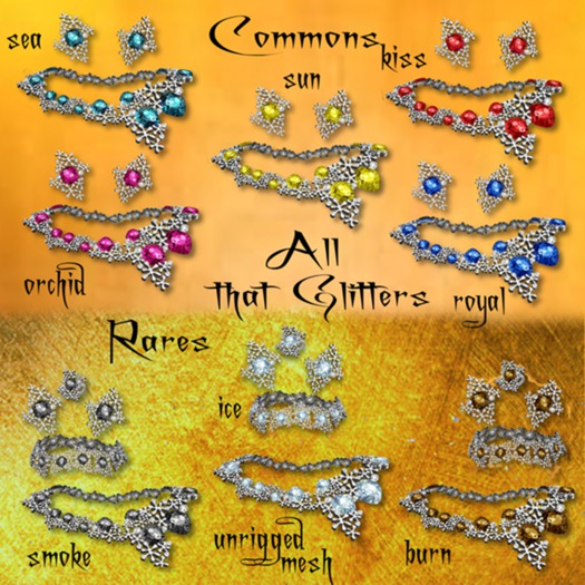 *bf* All that Glitters Right Jewelry Set Sea