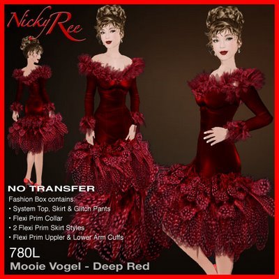 Nicky Ree Gown & Dresses - Mooie Vogel Deep Red