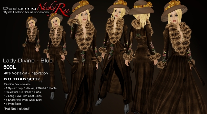 Nicky Ree Coats -Lady Divine - Brown