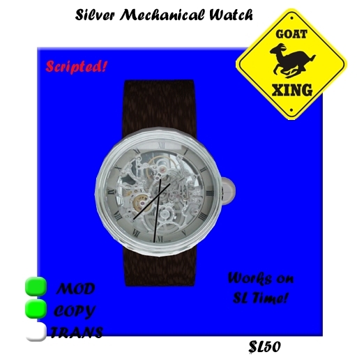 Silver Mechanical Watch