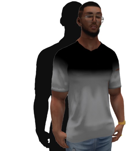 Mesh_Mens Black White