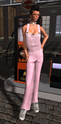 P045 DUNGAREE pink