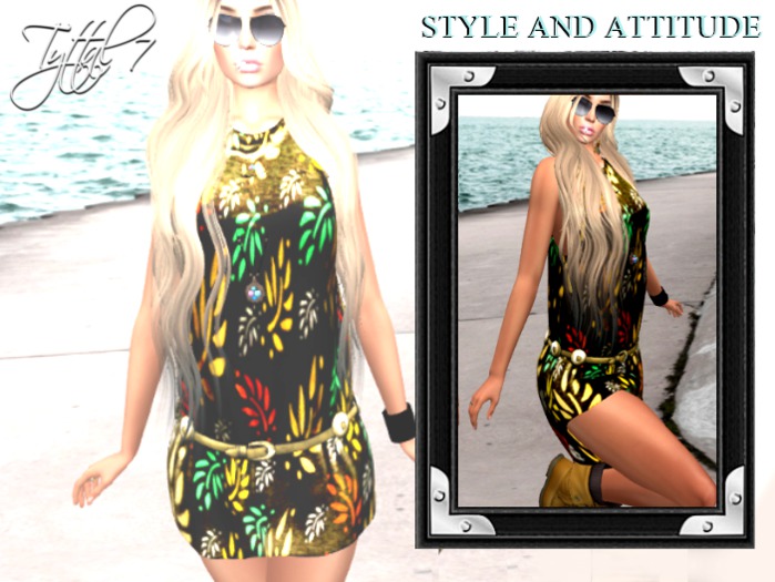 T7--Tank Dress With Belt