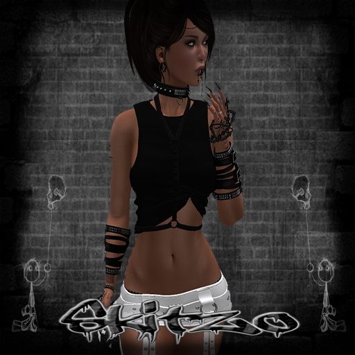 MAITREYA HARNESS TOP BLACK