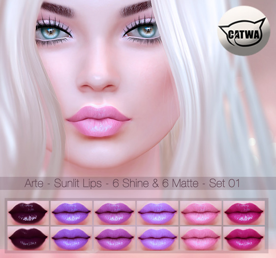 Arte - Catwa Applier - Sunlit Lips - Set 01