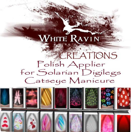 White Ravin Creations - D&D Claw & Paws Solarian Polish Applier