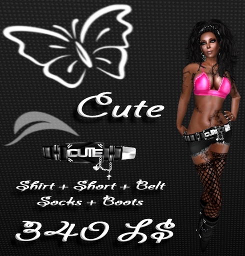 Cute black/pink