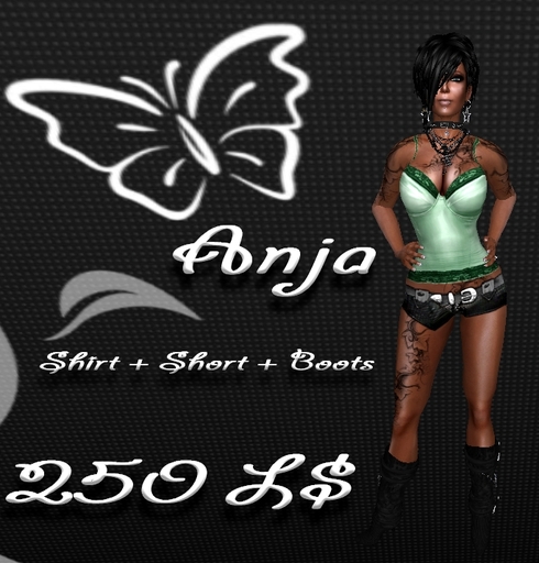 Anja green Outfit