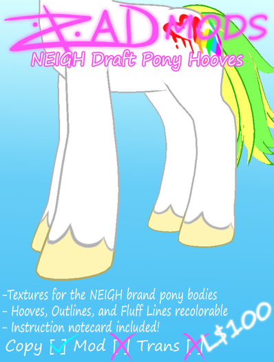 [ZAD] NEIGH Draft Hooves