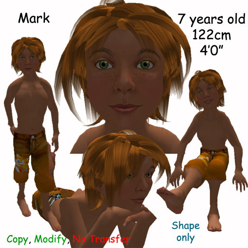 Mark shape (7 years old boy)