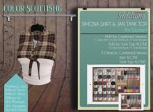 Addams // Jan TankTop & Simona Shirt // Scottish6