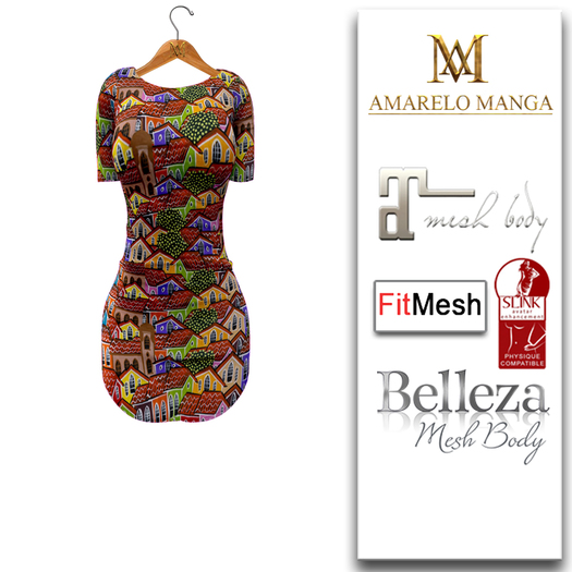 01 - [AMARELO MANGA] - Giovanna Dress