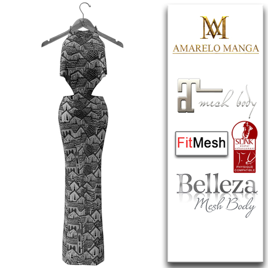 [AMARELO MANGA] - Nicole Max Dress [DEMO]