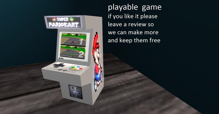 arcade cabinet  super kart-BOX