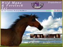 *E* RealHorse Wild Mane Set [BOXED] RH Trakehner