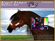 *E* RealHorse Rigged Bumper Halter [BOXED]  RH Trakehner