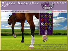 *E* RealHorse Rigged Horseshoes [BOXED]  RH Trakehner