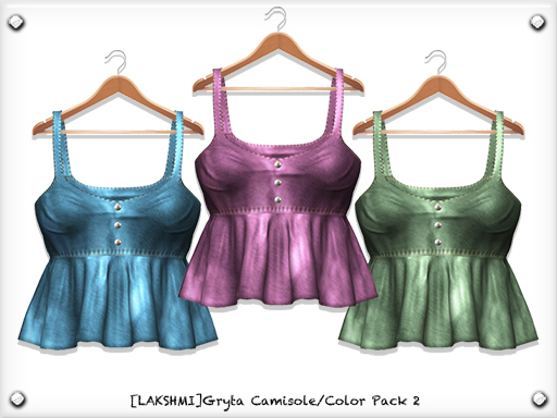 [LAKSHMI]Gryta Camisole/Color Pack 2