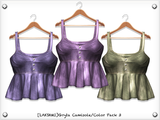 [LAKSHMI]Gryta Camisole/Color Pack 3