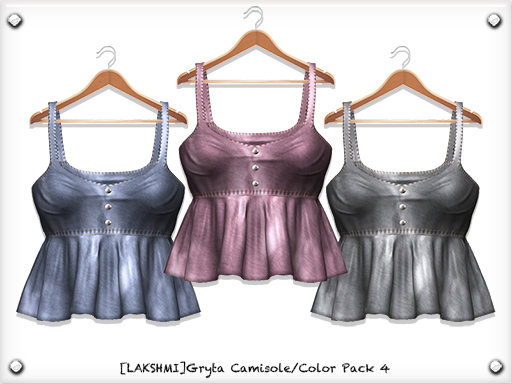 [LAKSHMI]Gryta Camisole/Color Pack 4