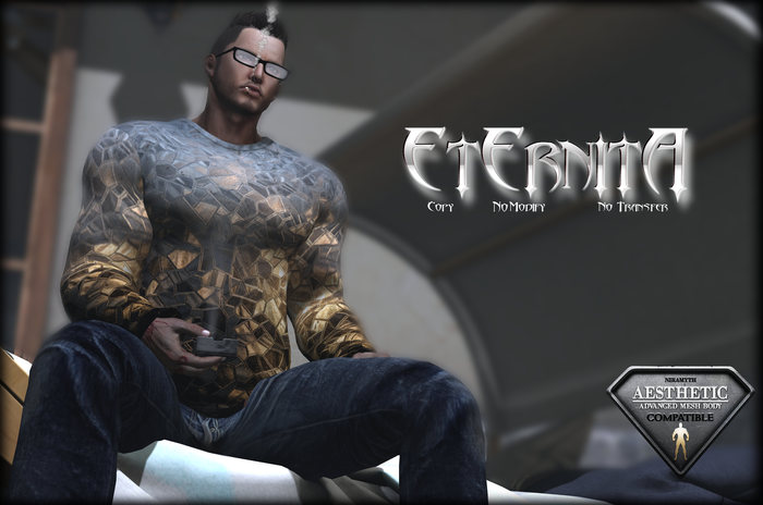 EtErnitA Long-Sleeve-Shirt-CrystalGold  (Boxed)