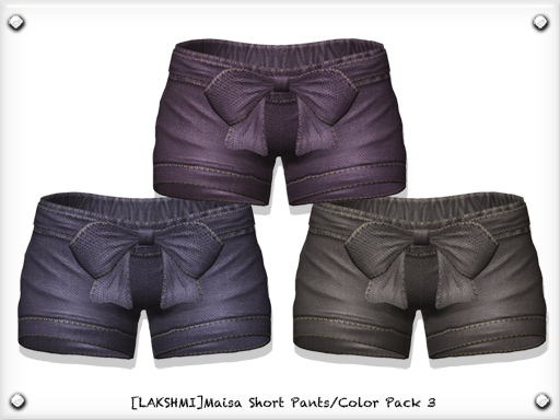 [LAKSHMI]Maisa Short Pants/Color Pack 3