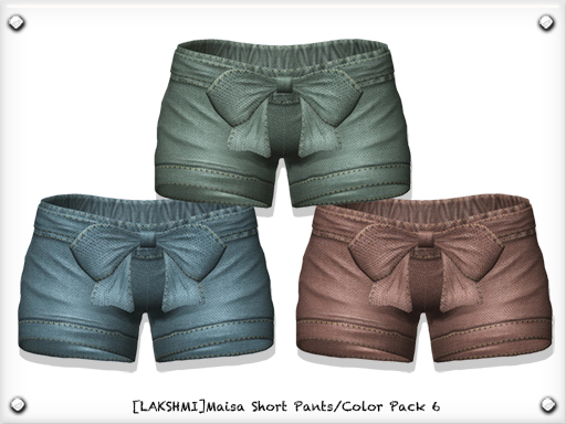 [LAKSHMI]Maisa Short Pants/Color Pack 6
