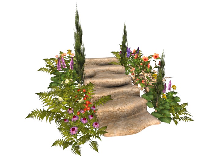 MSD - Stone Stairs Garden (16 LI) C/M
