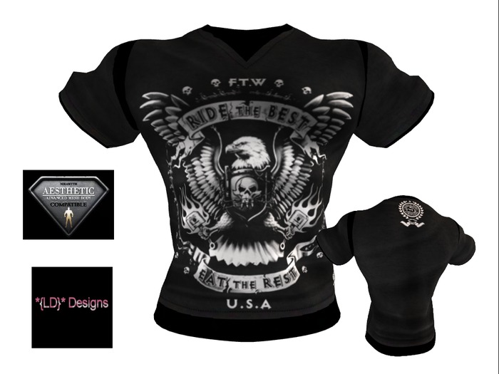 *{LD}* Aesthetic T-Shirt - Ride the Best