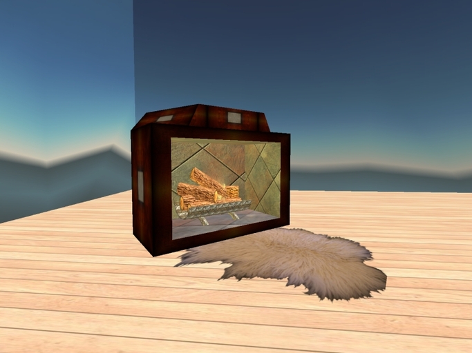 Woodstone Inlay Stripe Fireplace