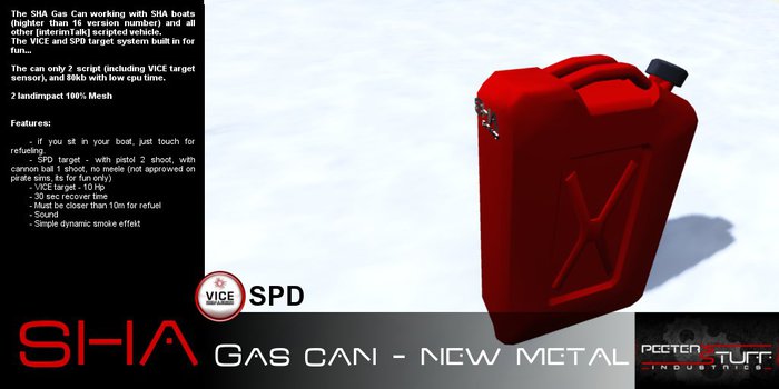 SHA Gas Can - NewMetal